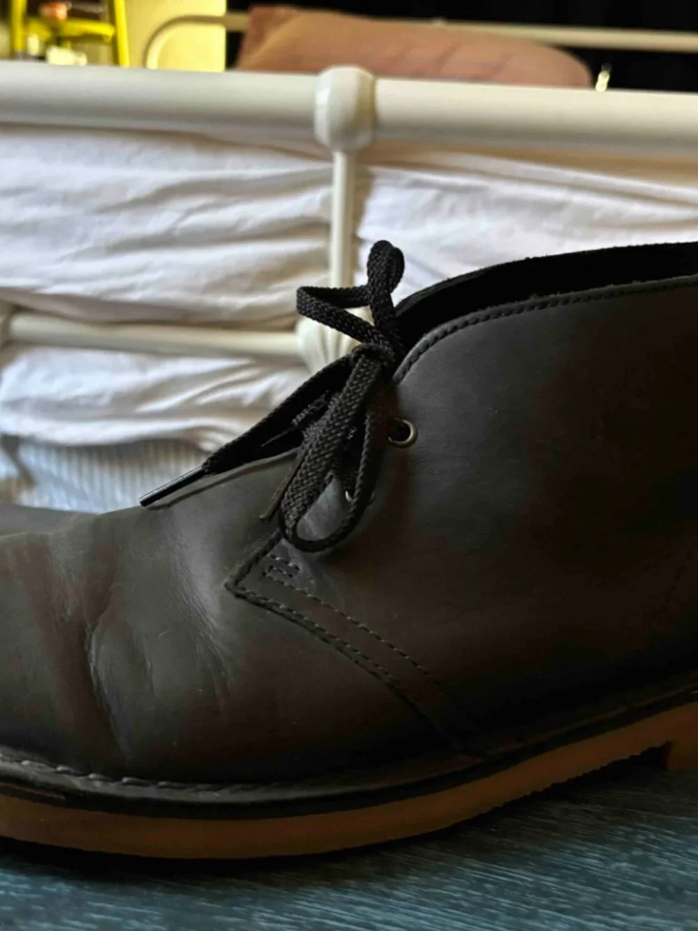 Clarks Originals Bushacre 2 Men's Chukka Boots - Size 10.5M - Black Leather